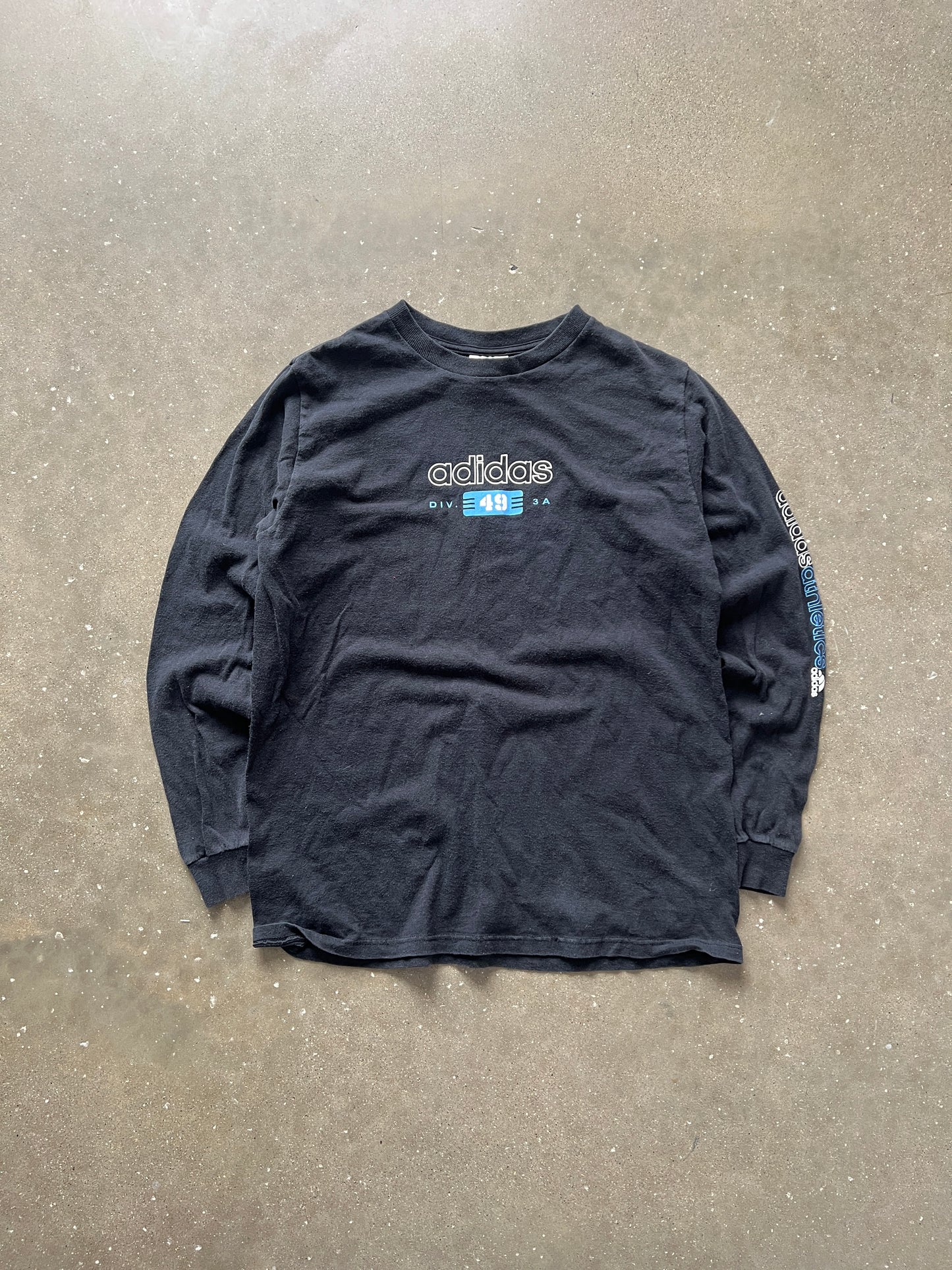 Vintage Black Adidas Shirt - S