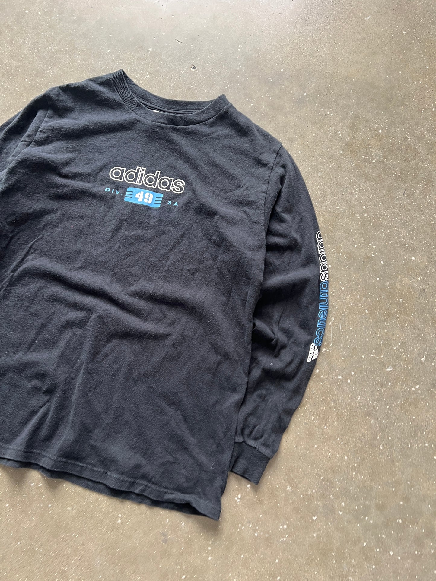 Vintage Black Adidas Shirt - S