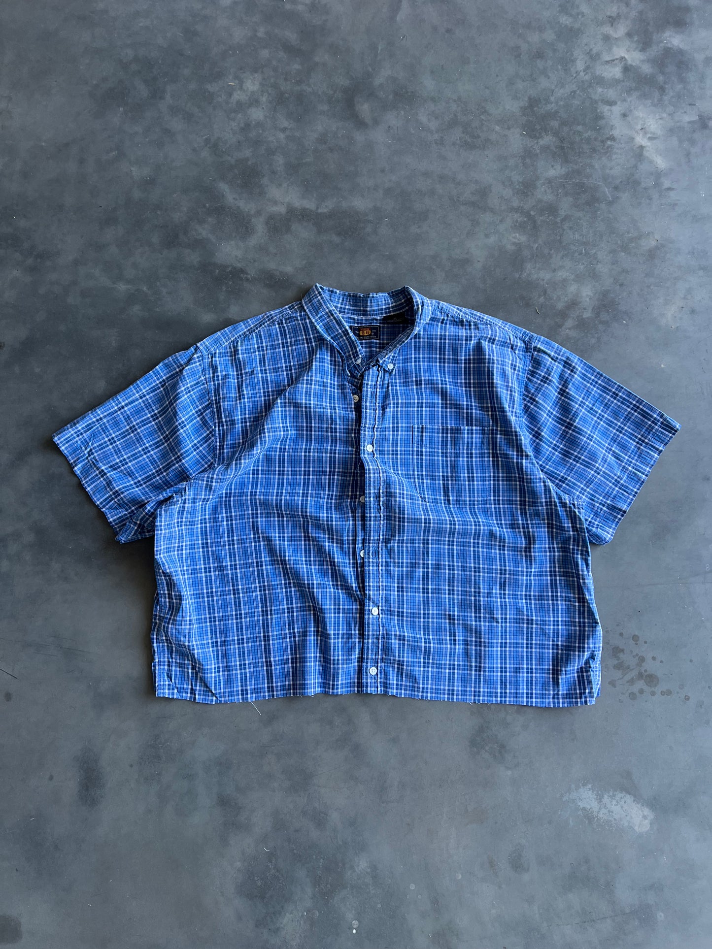 Vintage Blue Route 66 Button Up - XXL