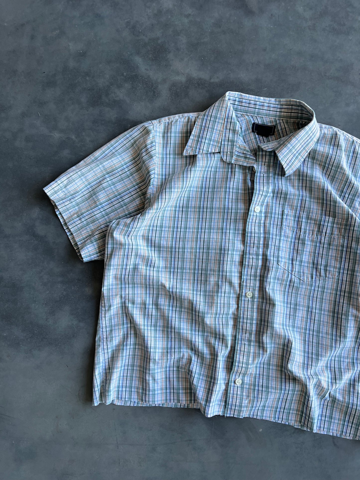 Vintage Green Dockers Button Up Shirt - L