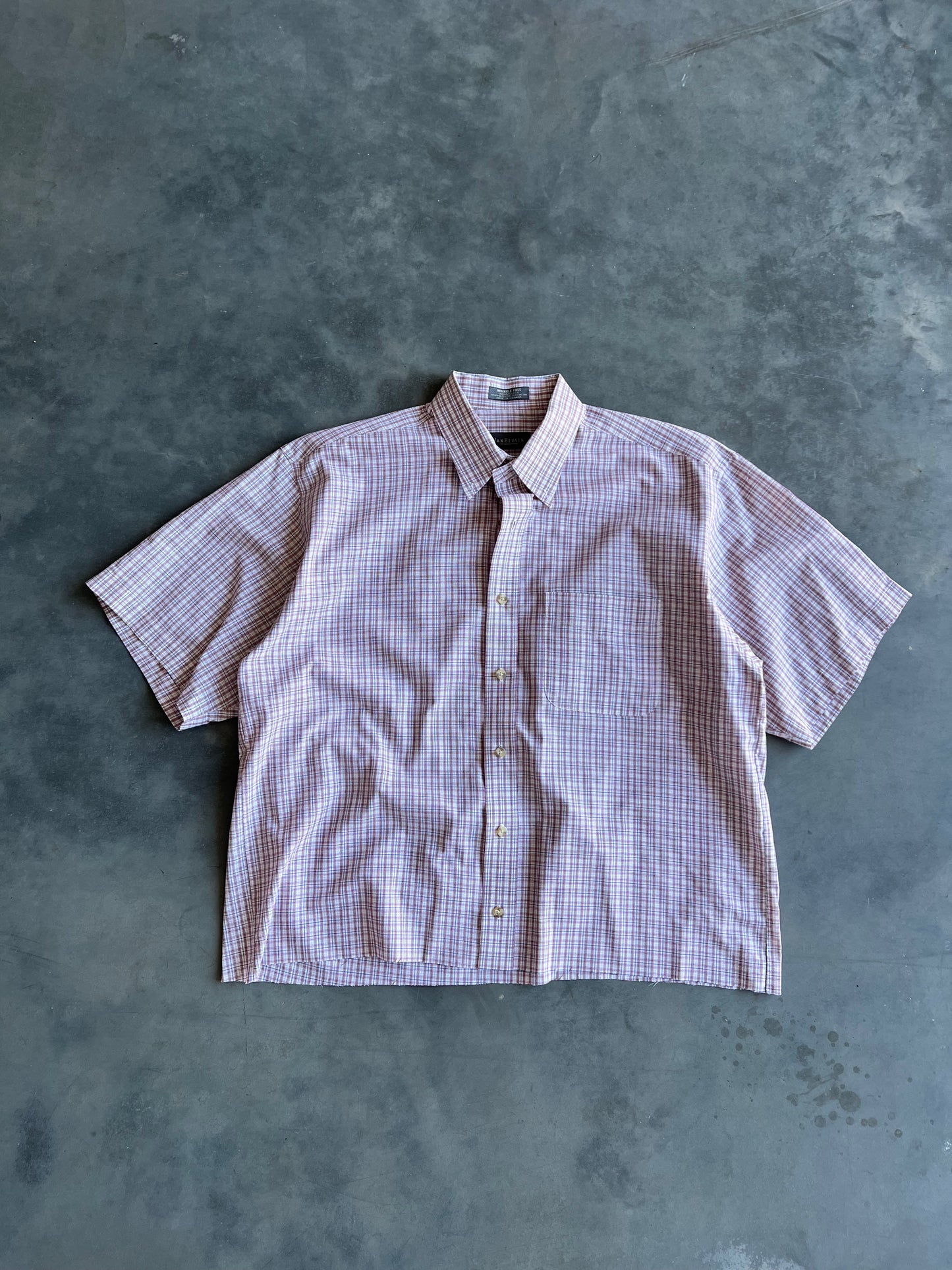 Vintage Light Pink Button Up Shirt - L
