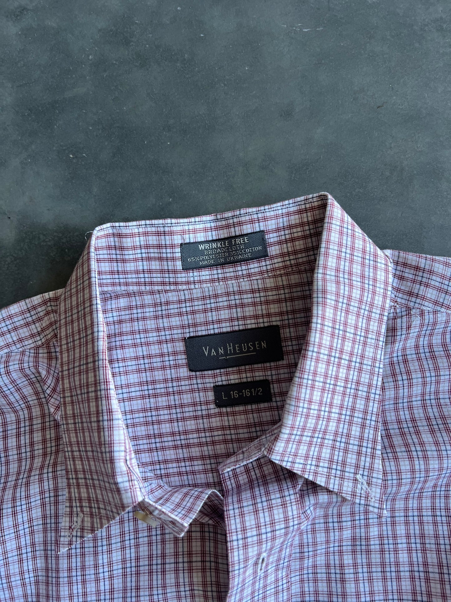 Vintage Light Pink Button Up Shirt - L