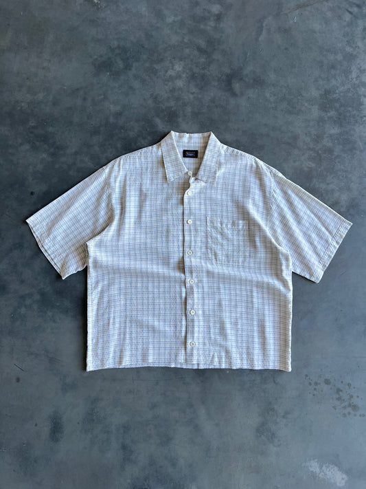 Vintage White Haggar Button Up Shirt - L