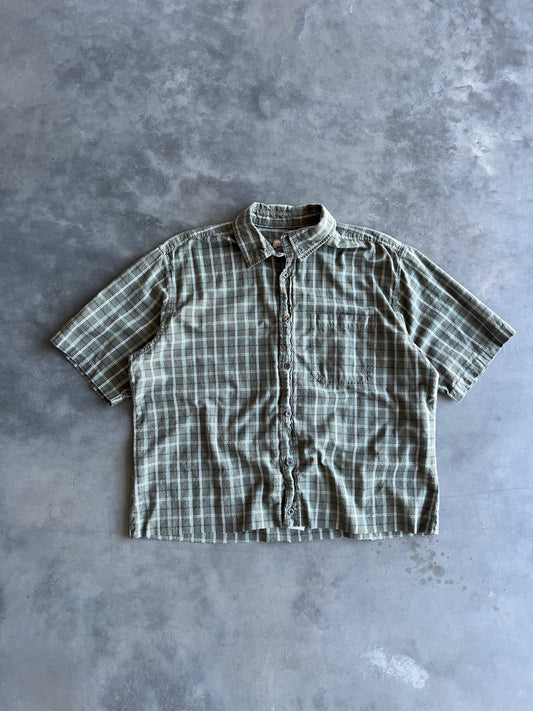 Vintage Green Woolrich Button Up Shirt - XL
