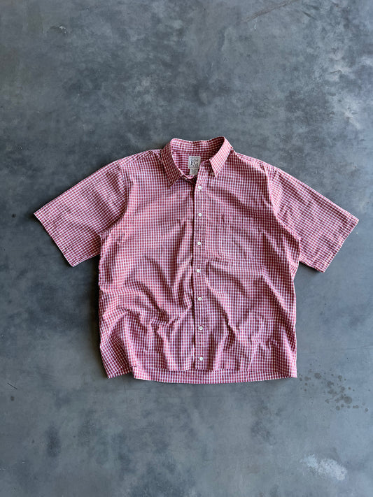 Vintage Red Field Gear Button Up Shirt - XL