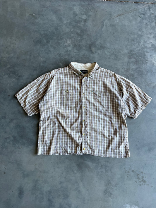 Vintage Brown Outdoor Life Button Up Shirt - XL