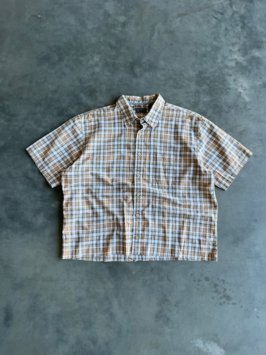 VintageOrange Arrow Button Up Shirt - XL
