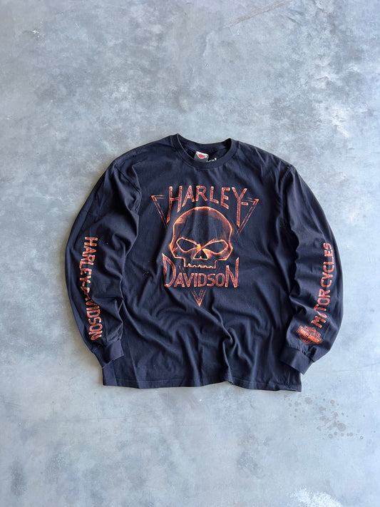 Vintage Black Harley Davidson Shirt - XL