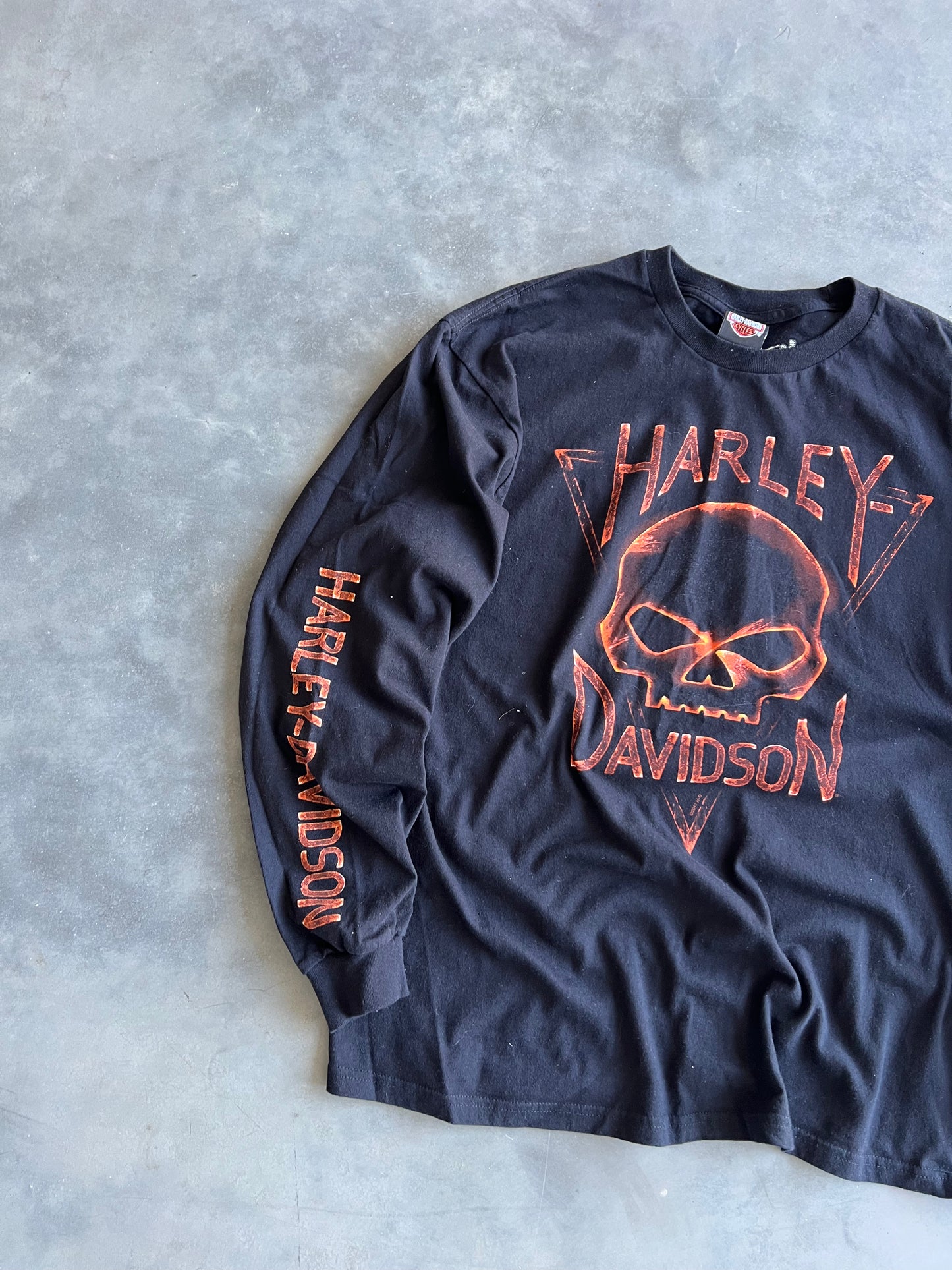 Vintage Black Harley Davidson Shirt - XL