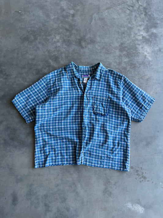 Vintage Blue NorthCrest Button Up Shirt - XXL
