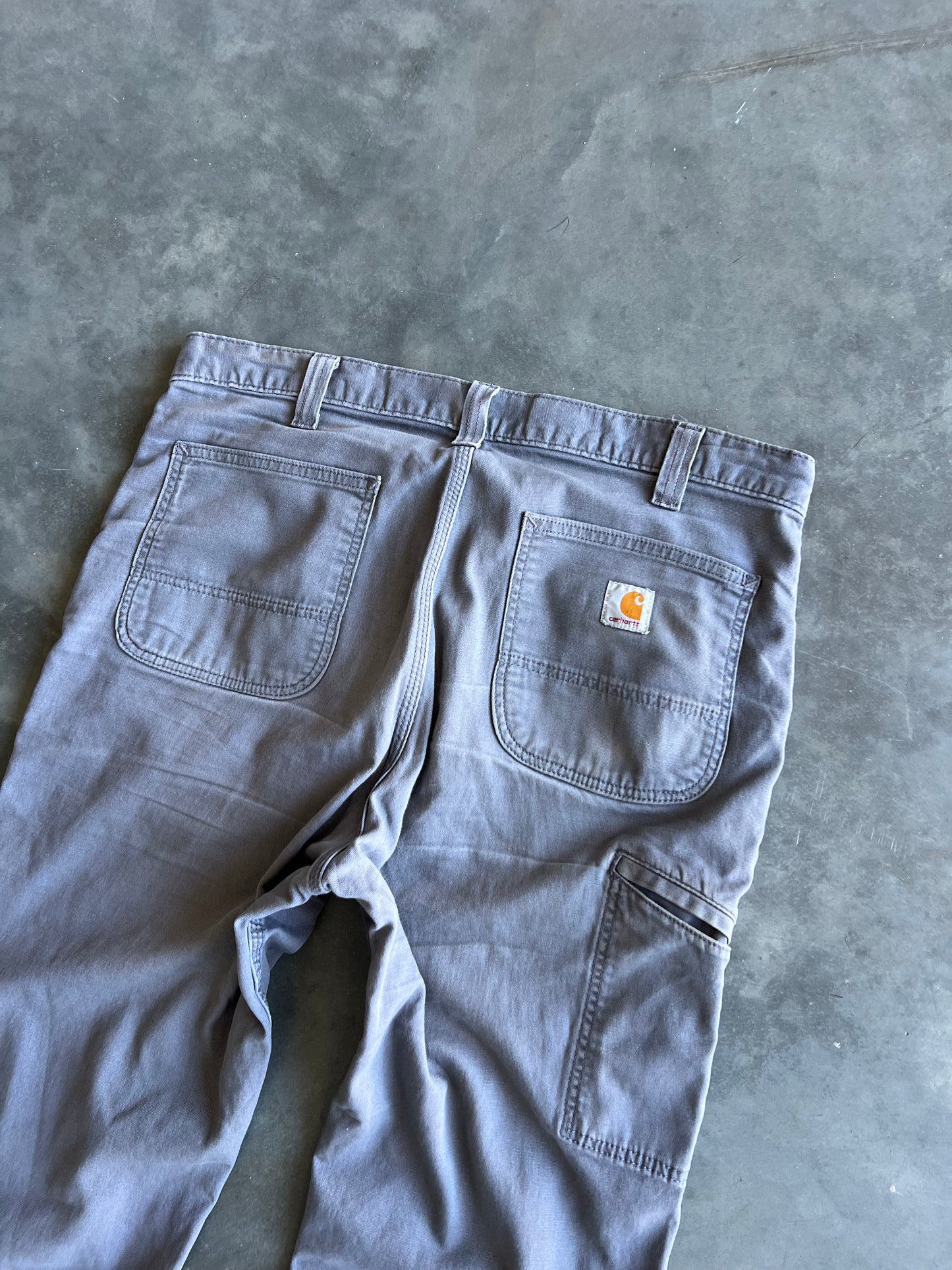 Vintage Faded Grey Carhartt Pants - 36x32