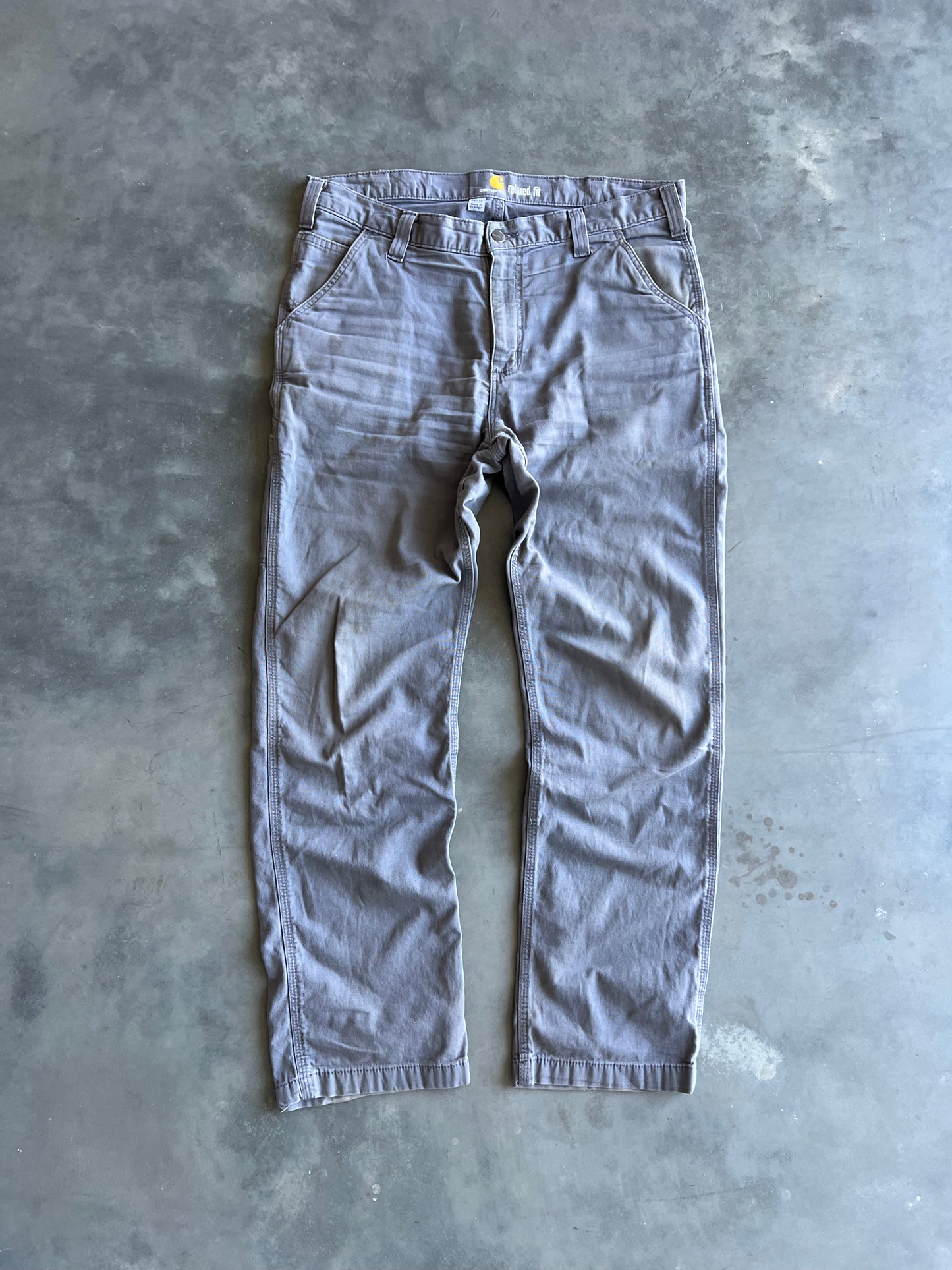 Vintage Faded Grey Carhartt Pants - 36x32