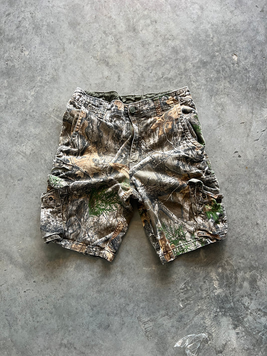 Vintage Real Tree Camo Shorts - 28