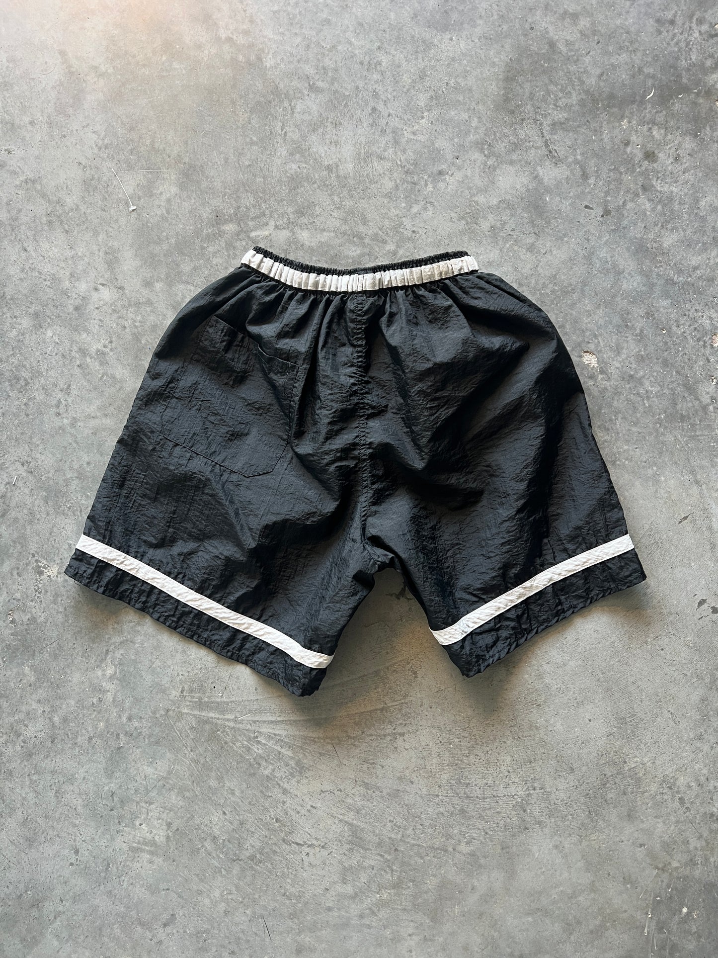 Vintage Black/Teal Umbro Shorts - M