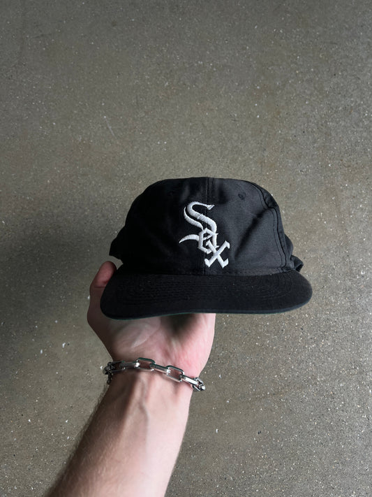 Vintage Black 90s White Sox Hat
