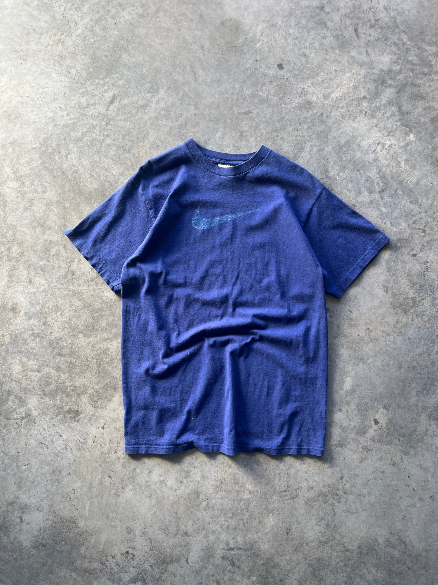 Vintage Baby Blue Nike Swoosh Shirt - M