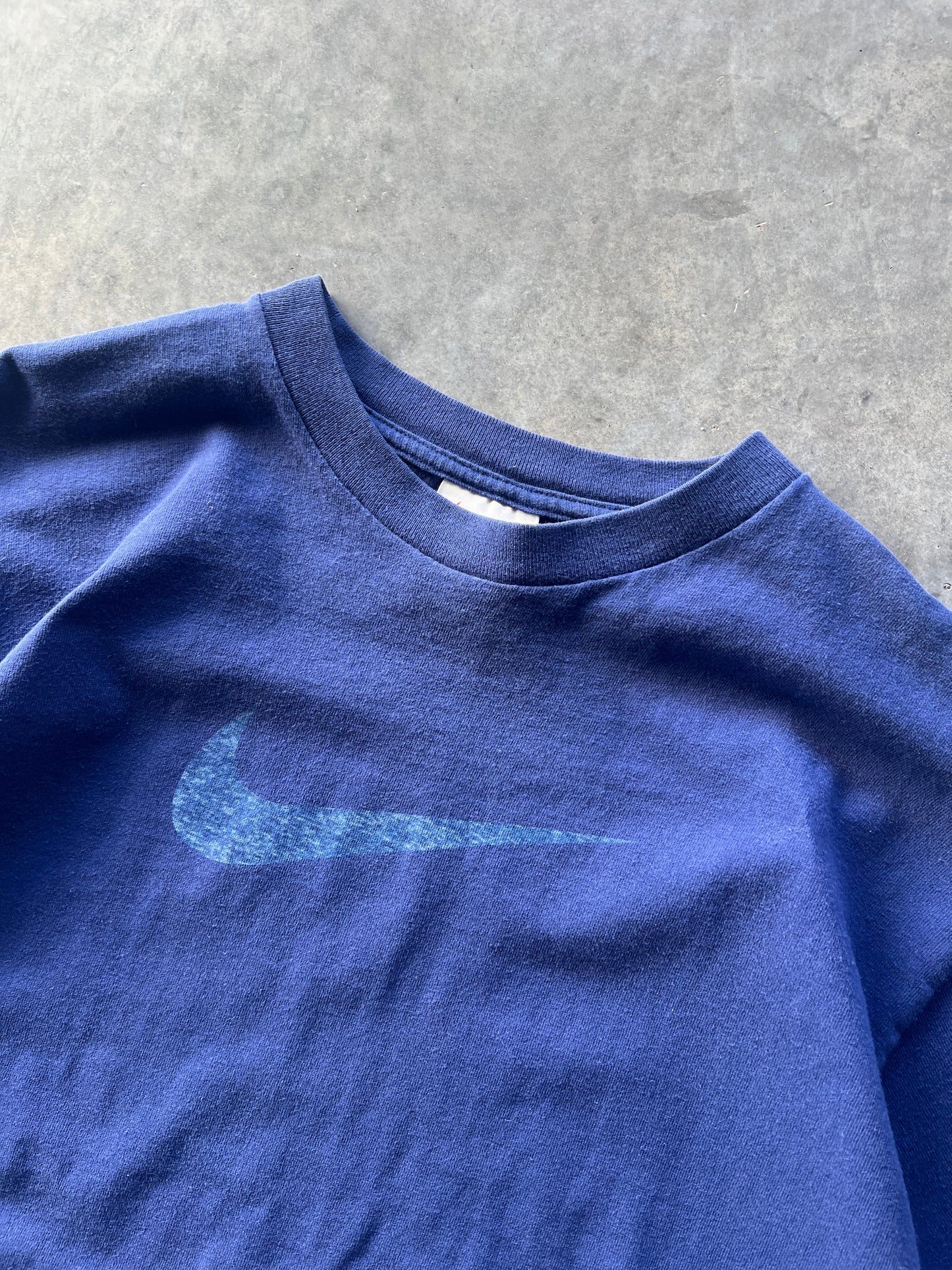 Vintage Baby Blue Nike Swoosh Shirt - M