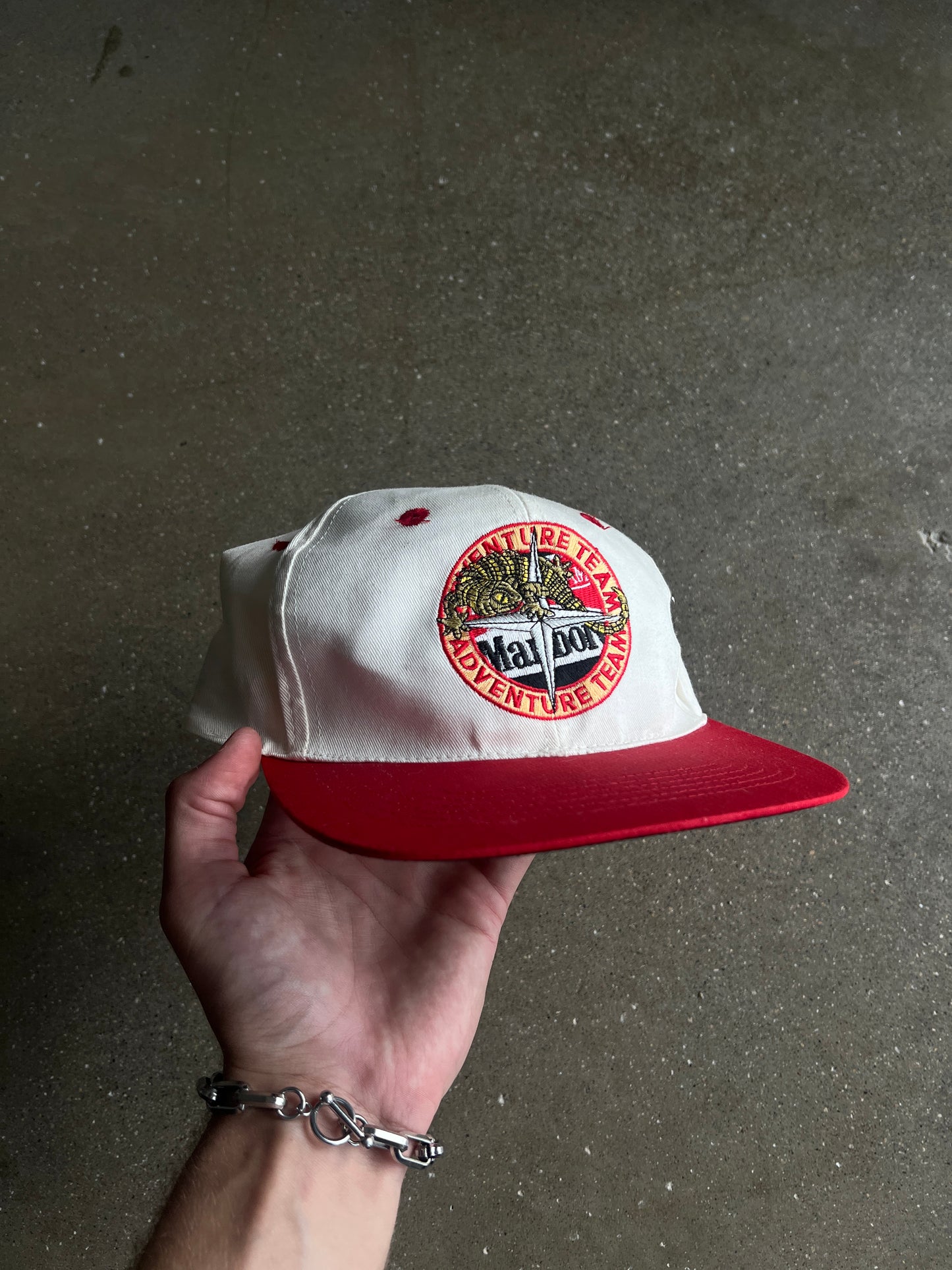 Vintage White Marlboro Adventure Hat