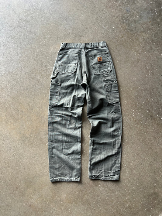 Vintage Moss Green Carhartt Pants - 28