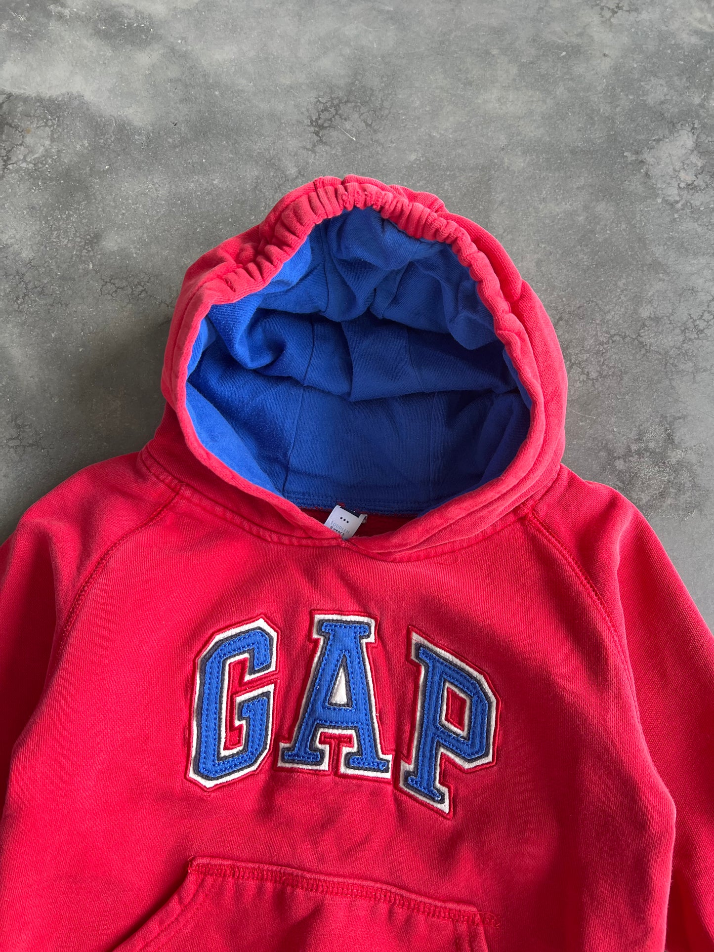 Vintage Grey Gap Spellout Hoodie - Y3