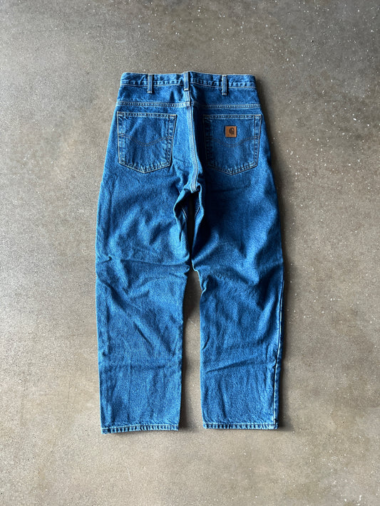 Vintage Dark Denim Carhartt Carpenter Pants - 32