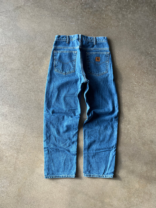 Vintage Dark Denim Carhartt Carpenter Pants - 32
