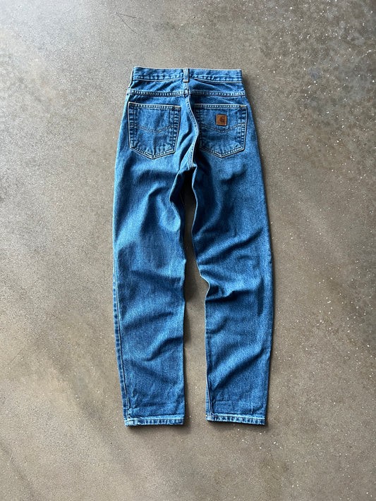 Vintage Denim Blue Carhartt Carpenter Pants - 29