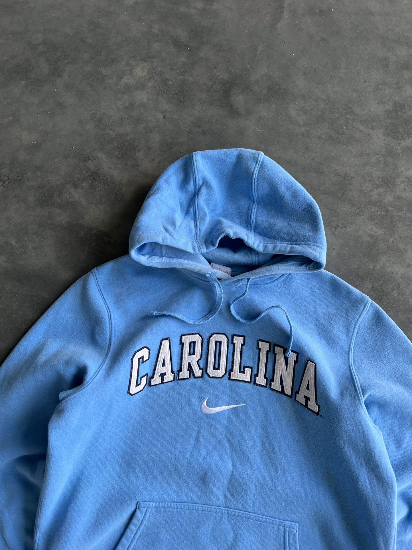 Vintage Blue Carolina Swoosh Hoodie - S
