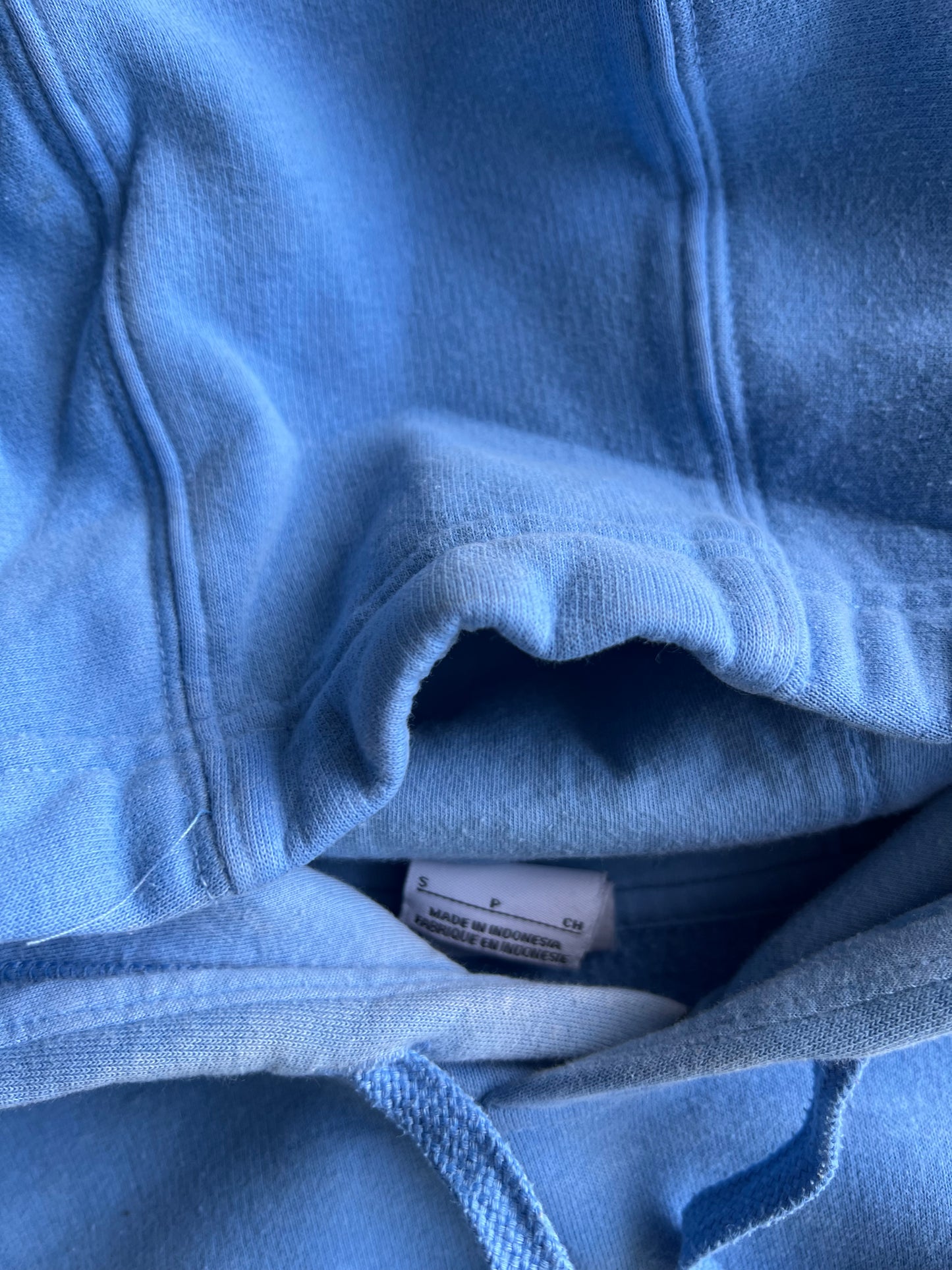 Vintage Blue Carolina Swoosh Hoodie - S