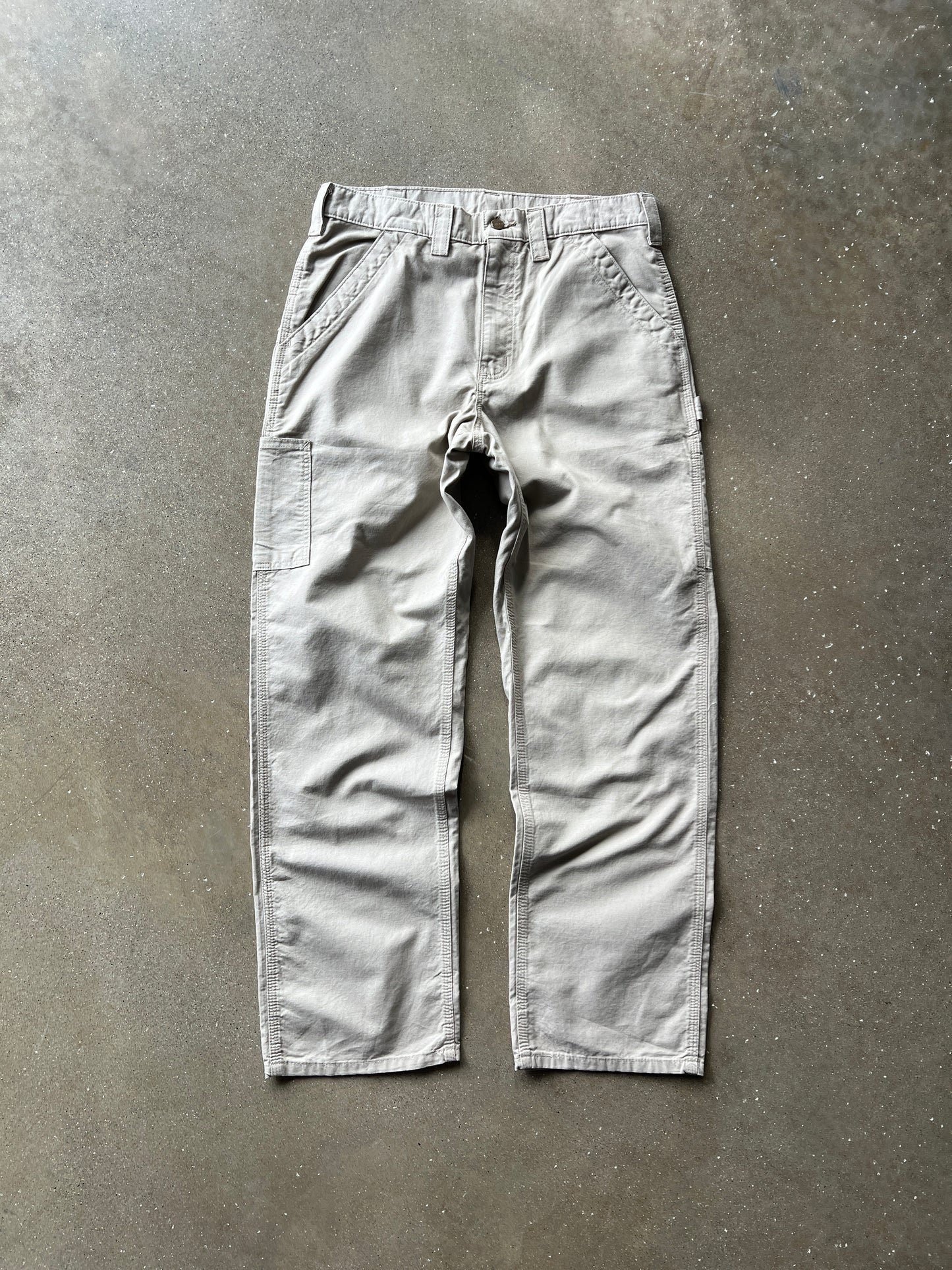 Vintage Cream Carhartt Carpenter Pants - 32
