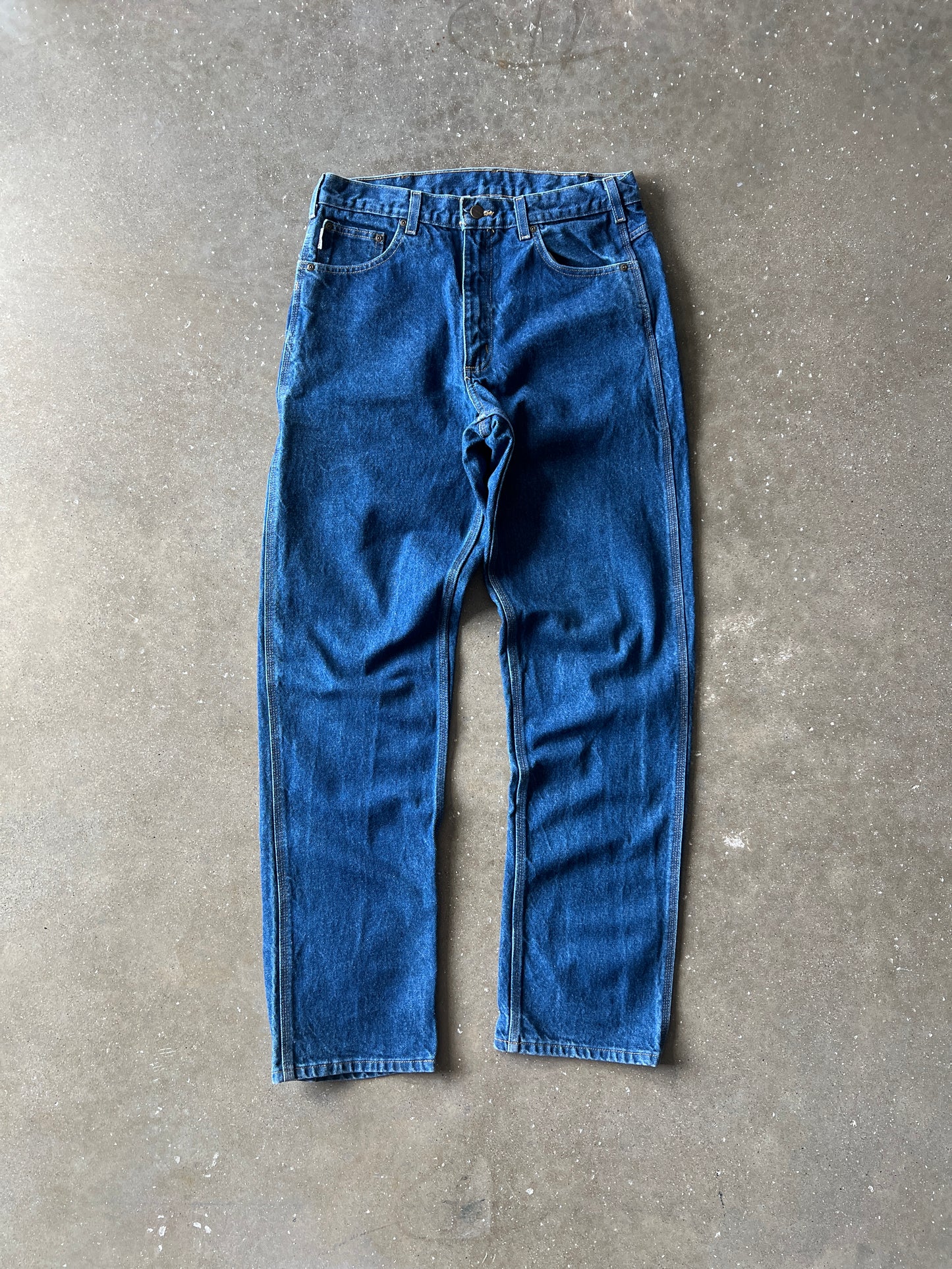 Vintage Dark Blue Carhartt Carpenter Pants - 34x34