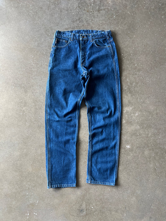 Vintage Dark Blue Carhartt Carpenter Pants - 34x34