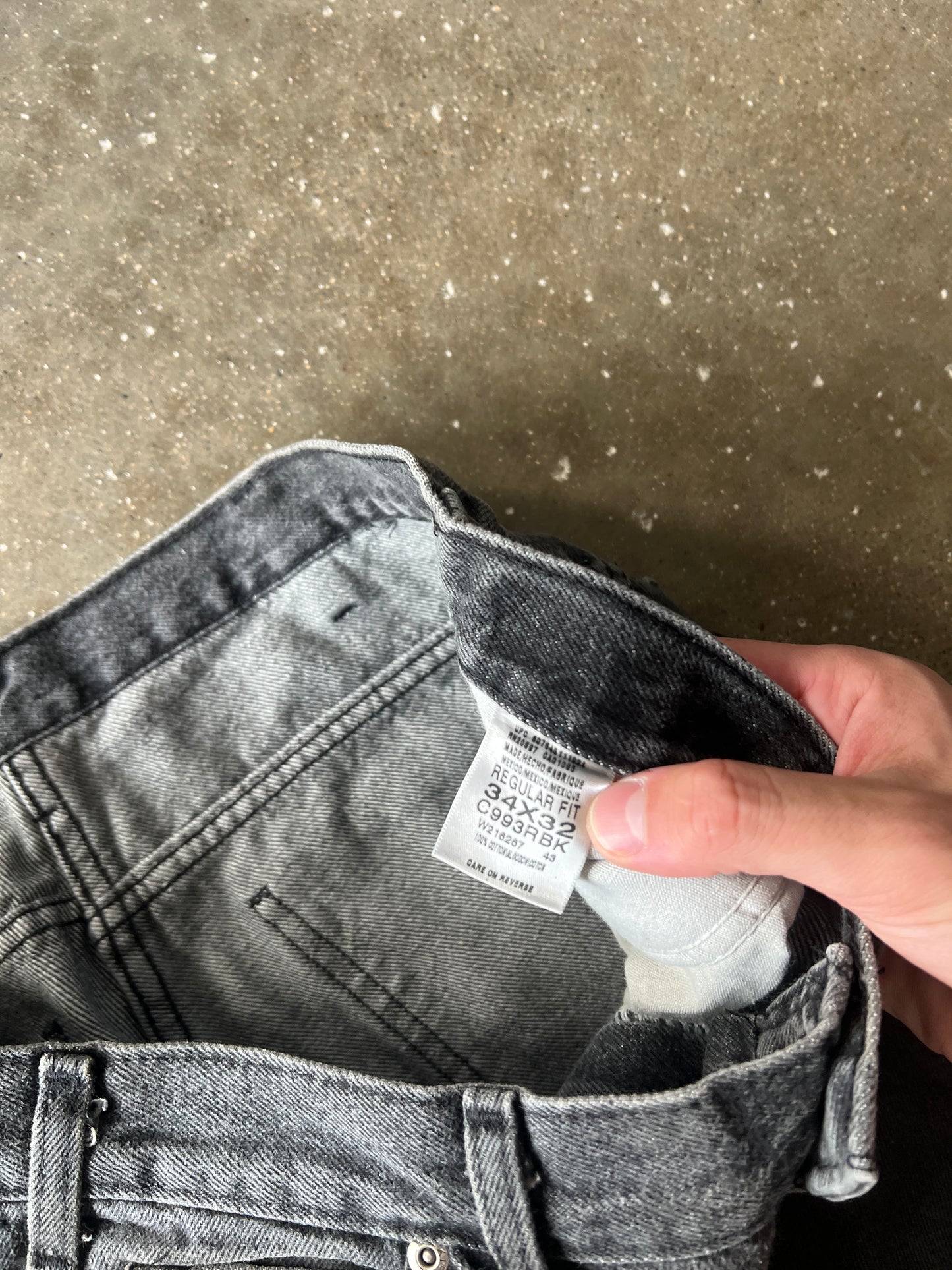 Vintage Faded Black Dickies Carpenter Pants - 34