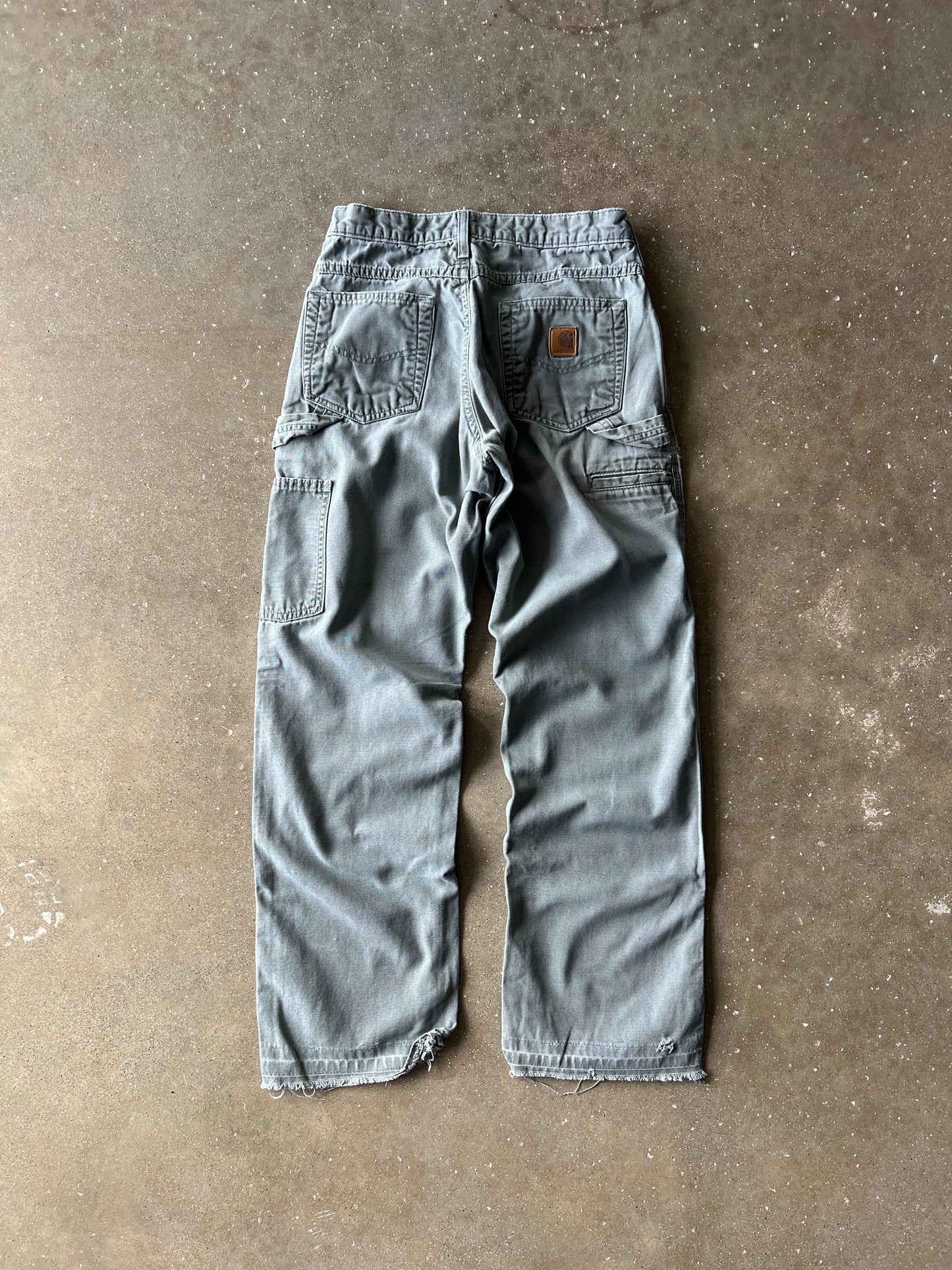 Vintage Faded Green Carhartt Pants - 28