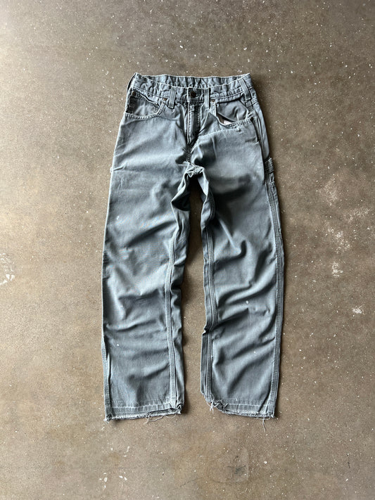 Vintage Faded Green Carhartt Pants - 28