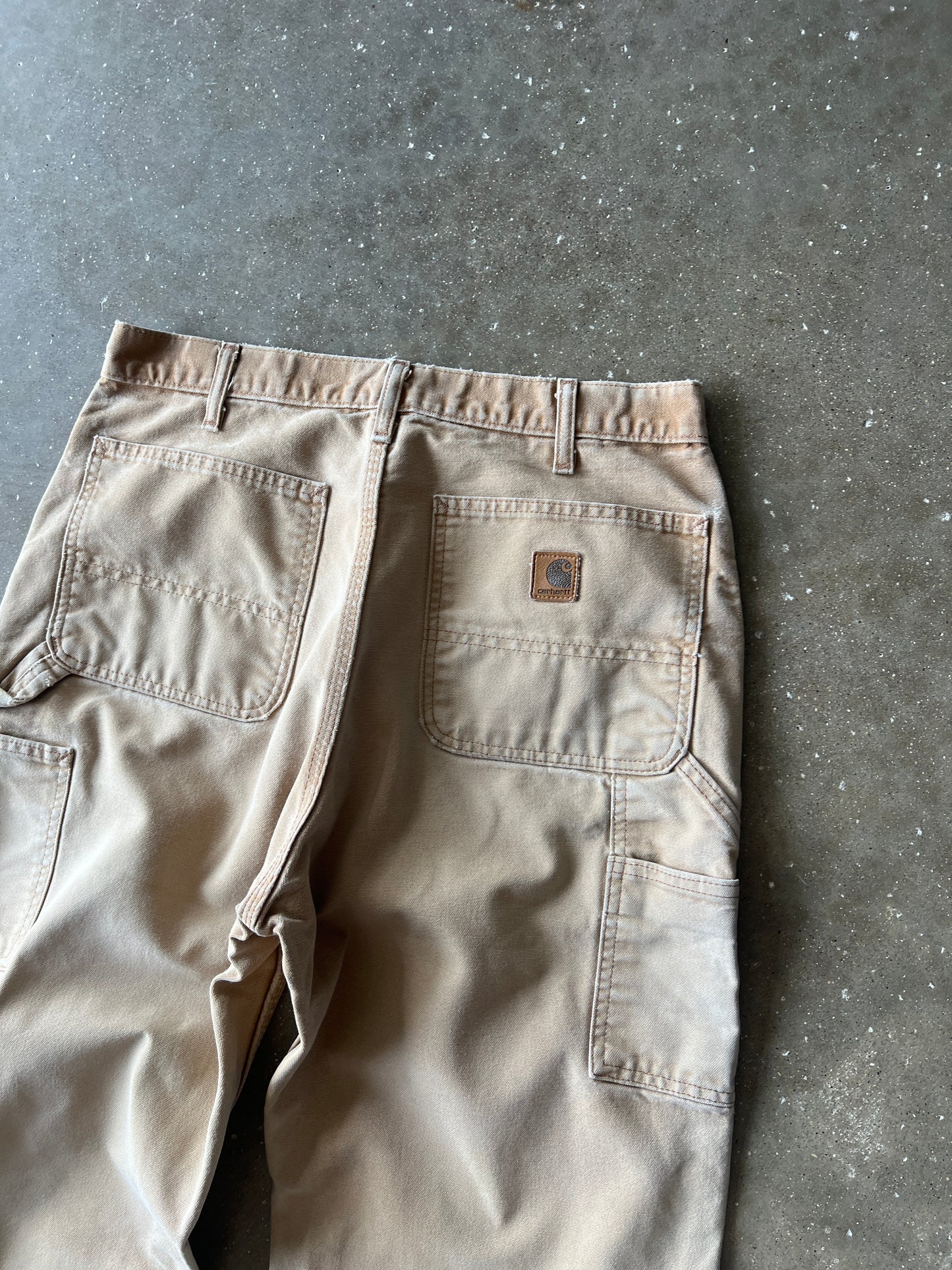 Vintage Faded Tan Carhartt Carpenter pants - 32