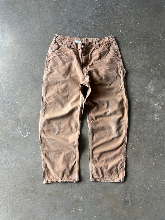 Vintage Faded Tan Carhartt Carpenter Pants - 36
