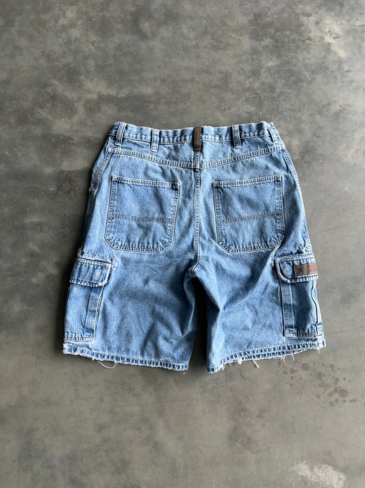 Vintage Faded Denim Blue Sonoma Shorts - 34