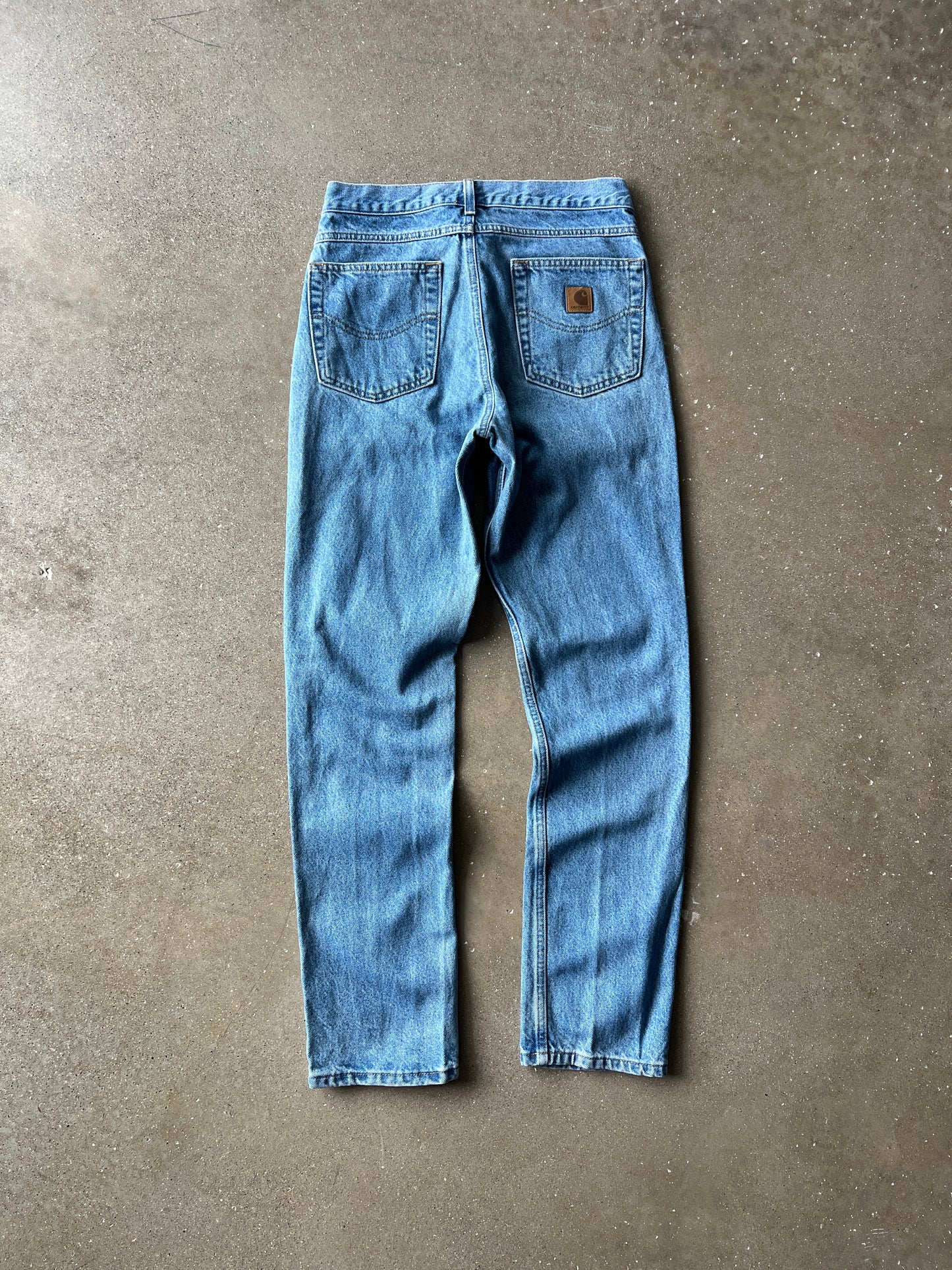 Vintage Faded Denim Carhartt Carpenter Pants - 30x32