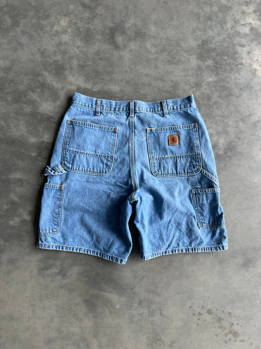 Vintage Denim Blue Carhartt Shorts - 34