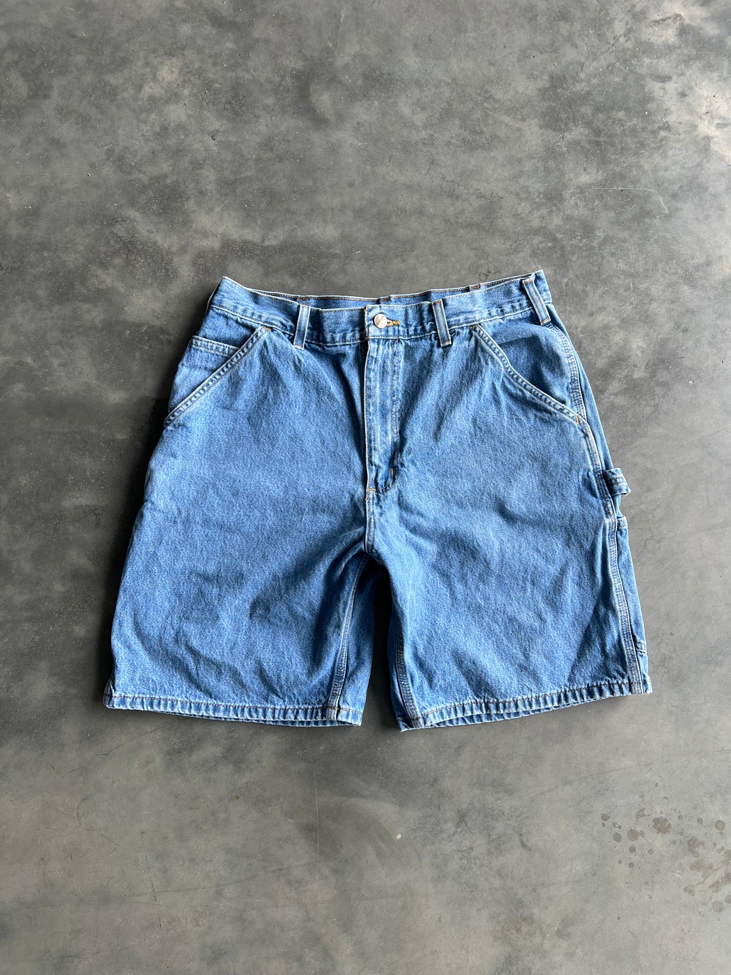 Vintage Denim Blue Carhartt Shorts - 34