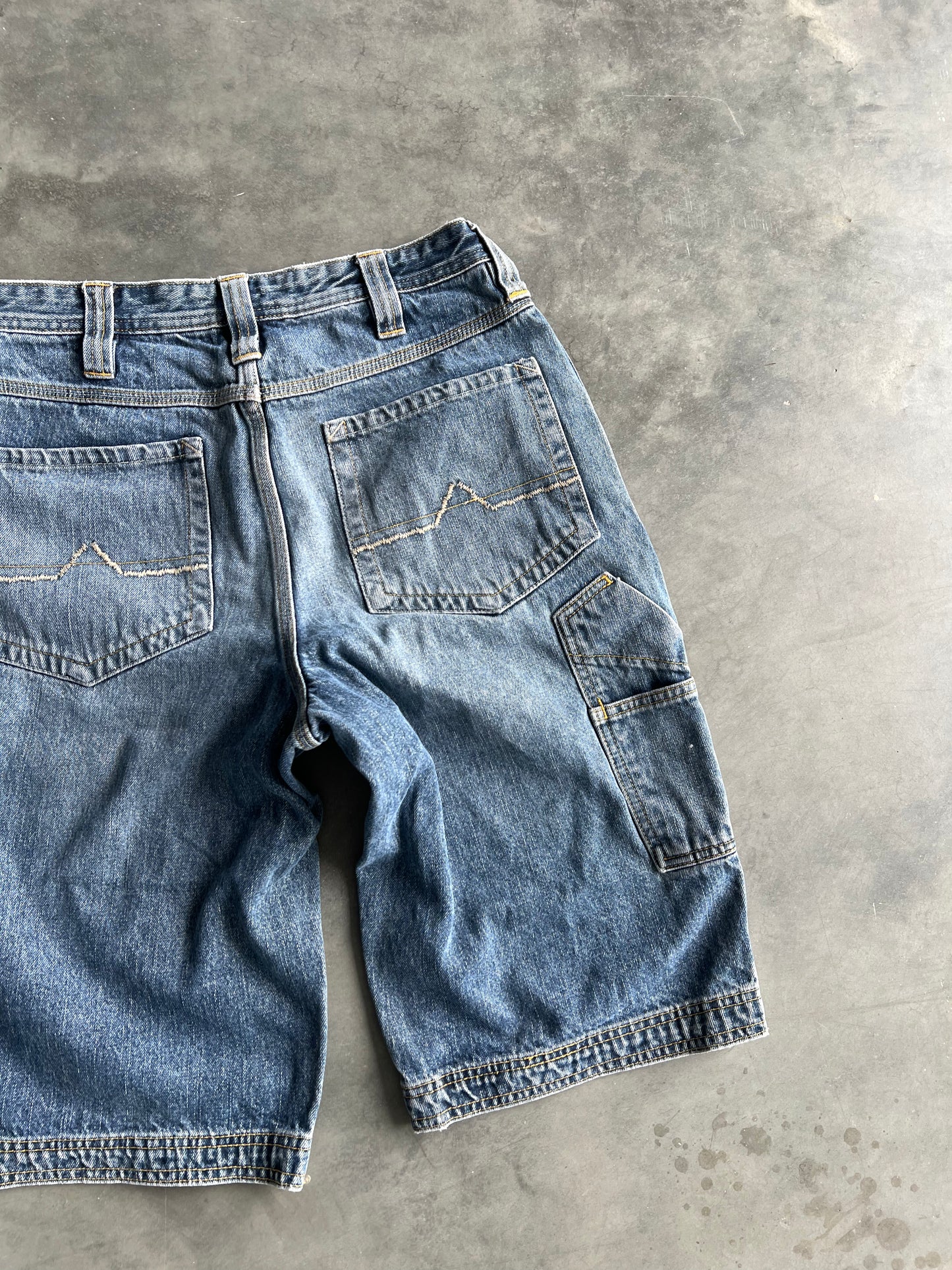 Vintage Dark Blue Urban Up Jorts - 29