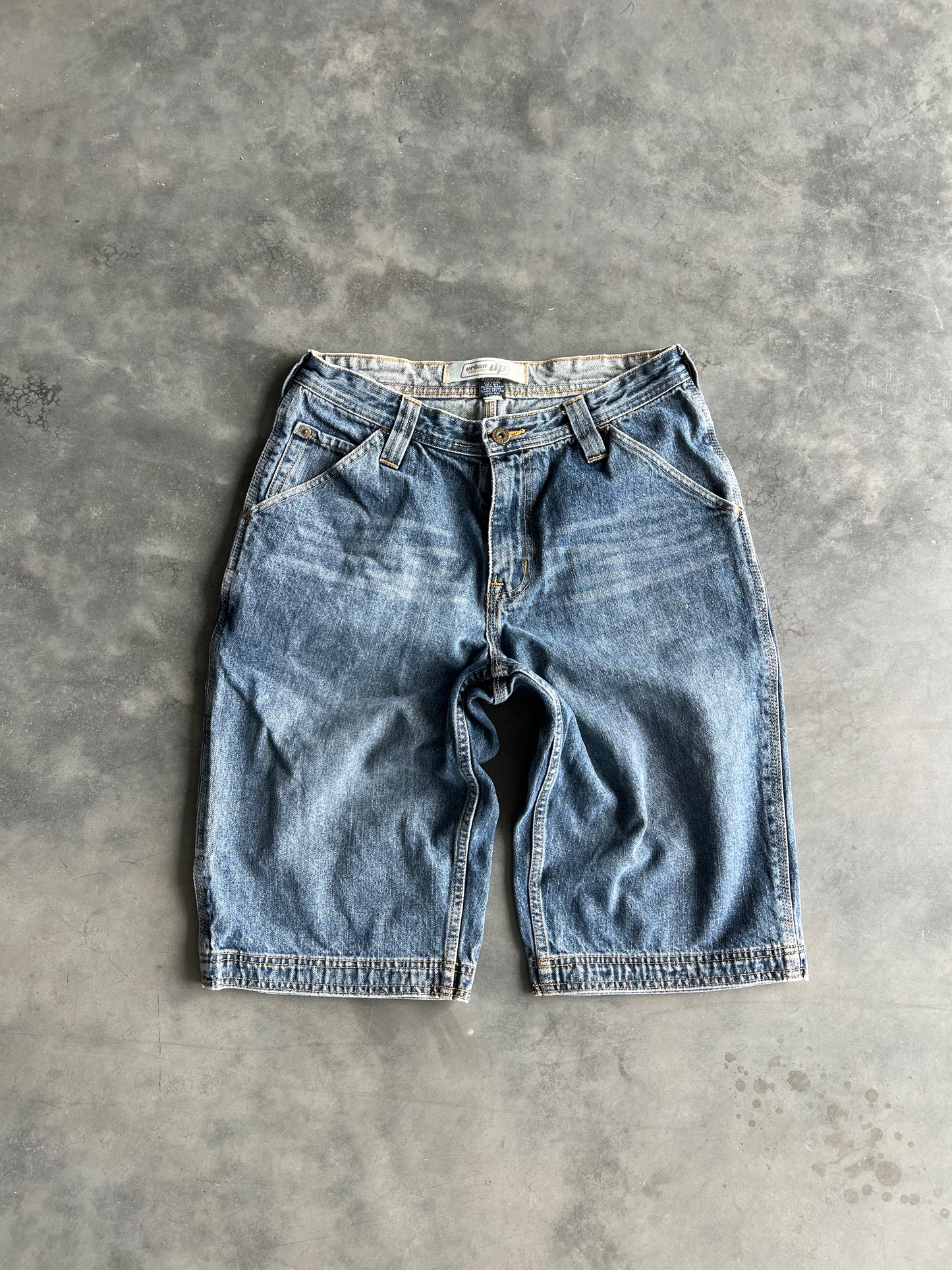 Vintage Dark Blue Urban Up Jorts - 29