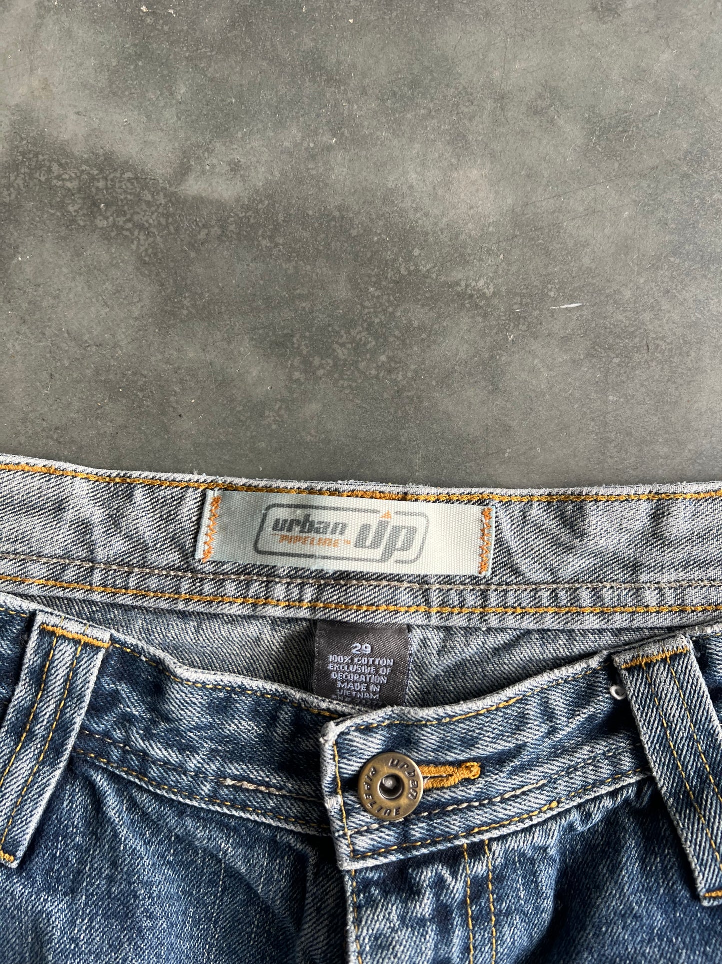 Vintage Dark Blue Urban Up Jorts - 29