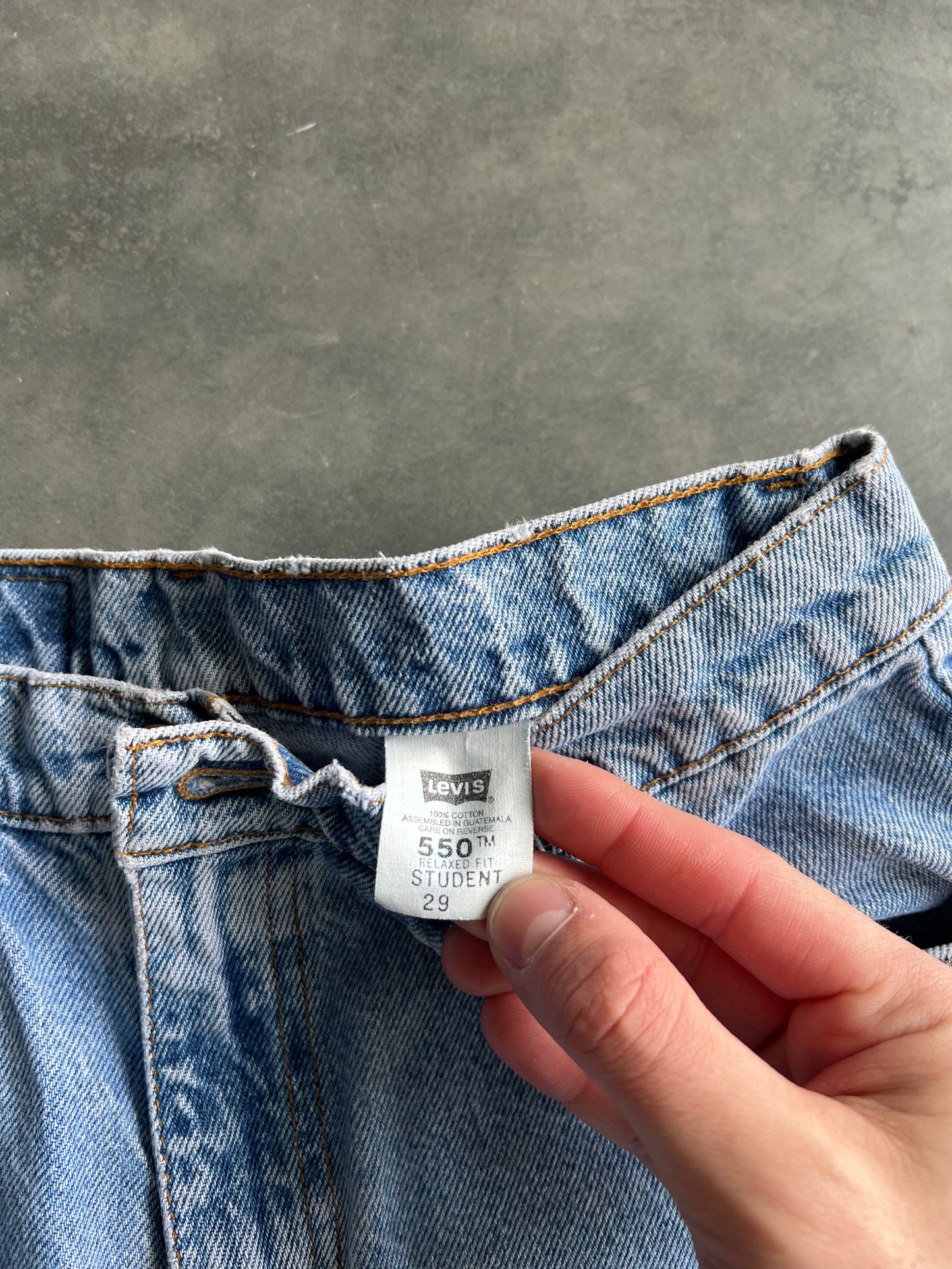 Vintage Denim Blue Levi Shorts - 29
