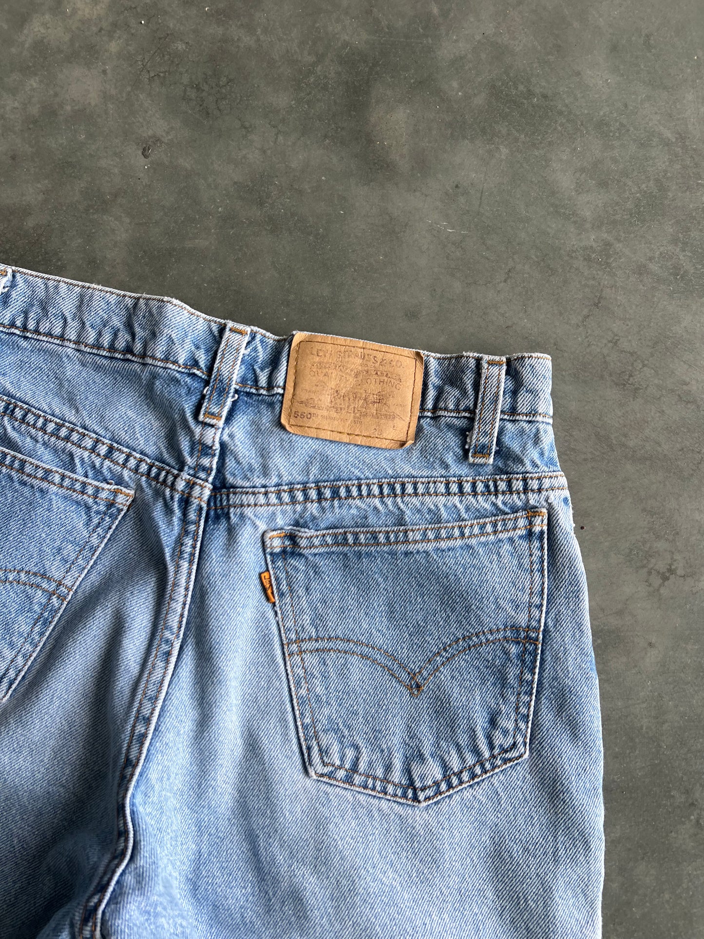 Vintage Denim Blue Levi Shorts - 29