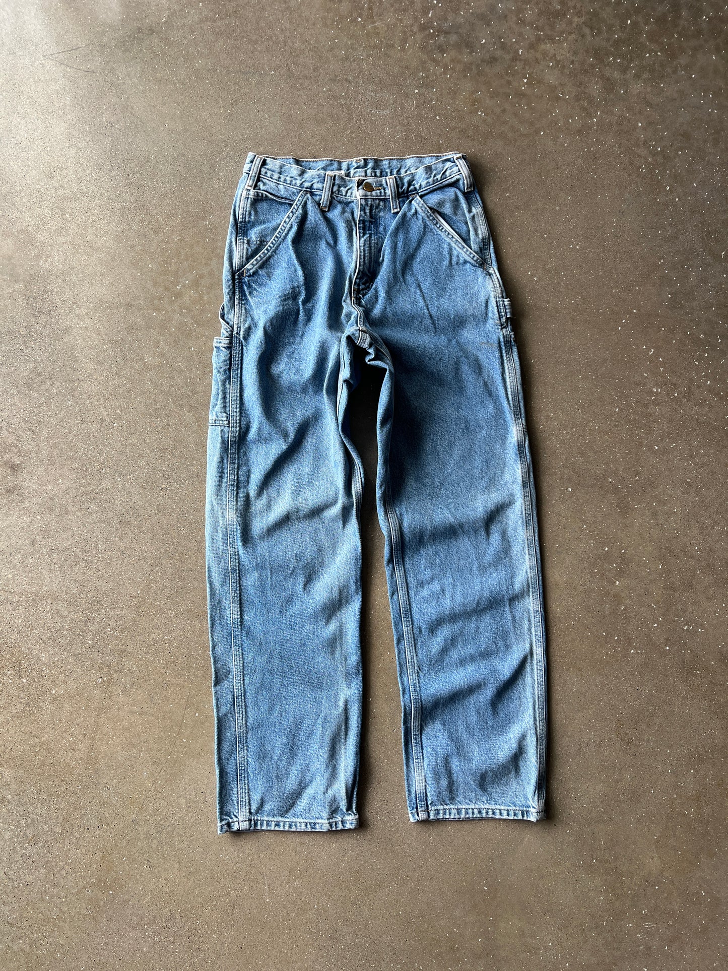 Vintage Denim Blue Carhartt Carpenter Pants - 30