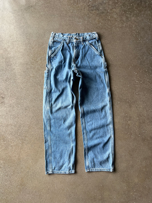 Vintage Denim Blue Carhartt Carpenter Pants - 30