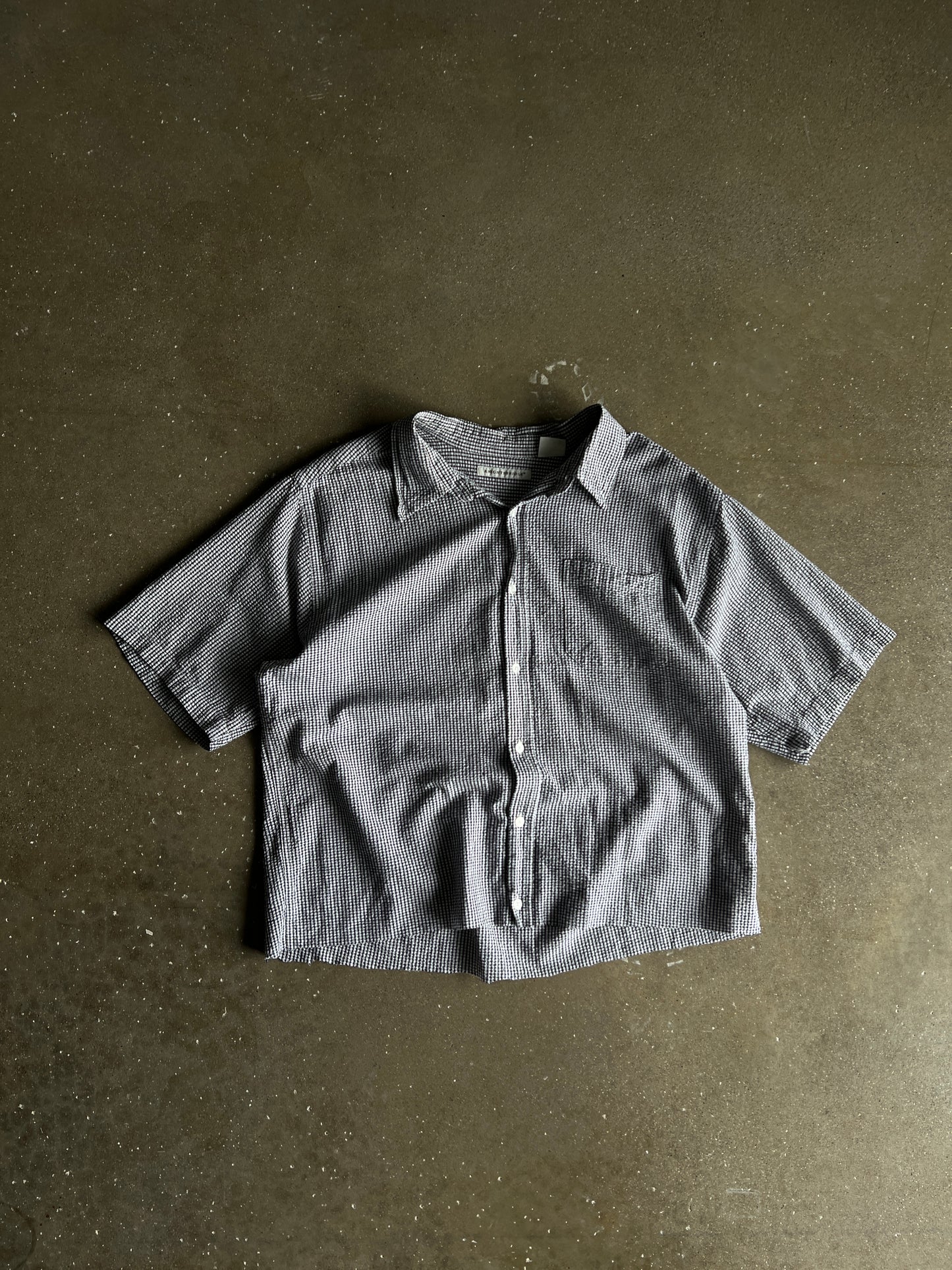 Vintage Dust Grey Button Down Shirt - L