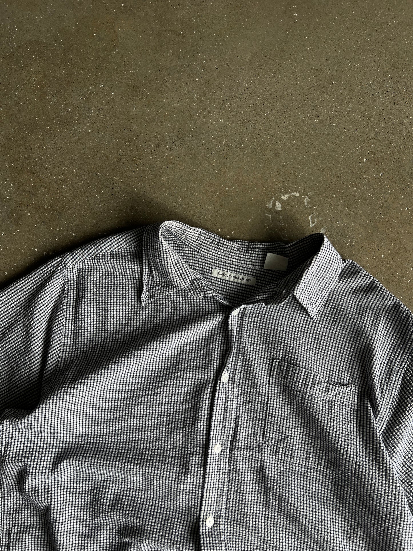 Vintage Dust Grey Button Down Shirt - L